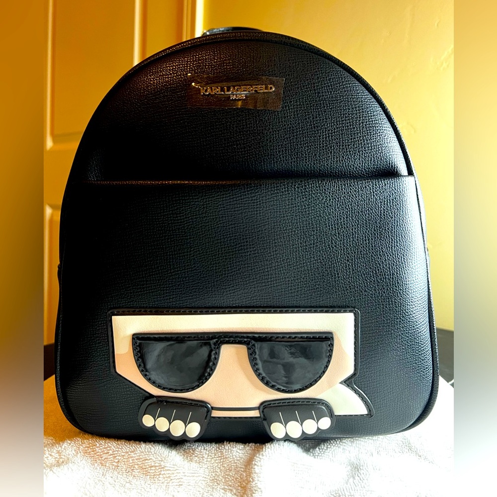 Karl Lagerfeld small backpack. 12x 12 size